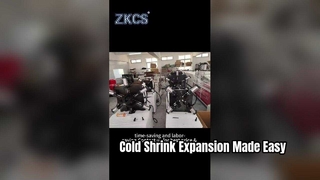 Máquina de expansión neumática con sujeción uniforme de 4 garras