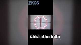 Cold Shrink Termination – No Tracking Path, Self-Cleaning, 9 Skirts for High Voltage
